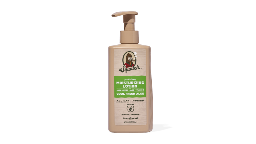 Dr. Squatch Cool Fresh Aloe Lotion packaging