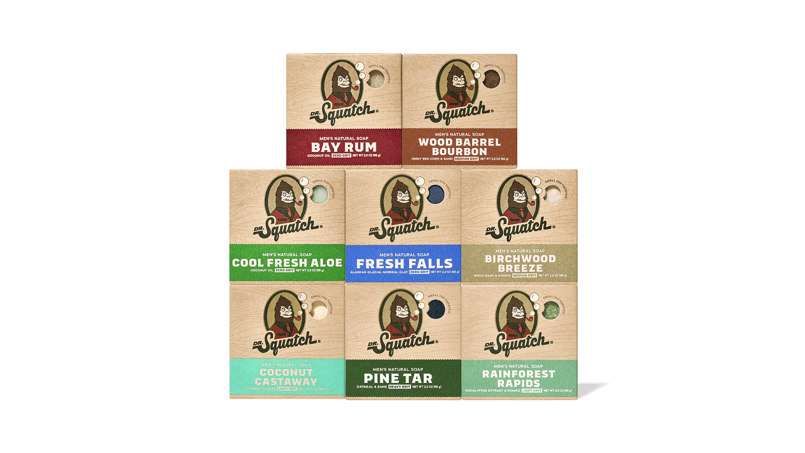 Dr. Squatch Mini Bricc 8-Pack gift set — product photo 1 of 3