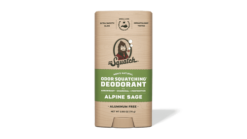 Dr. Squatch Alpine Sage Deodorant packaging