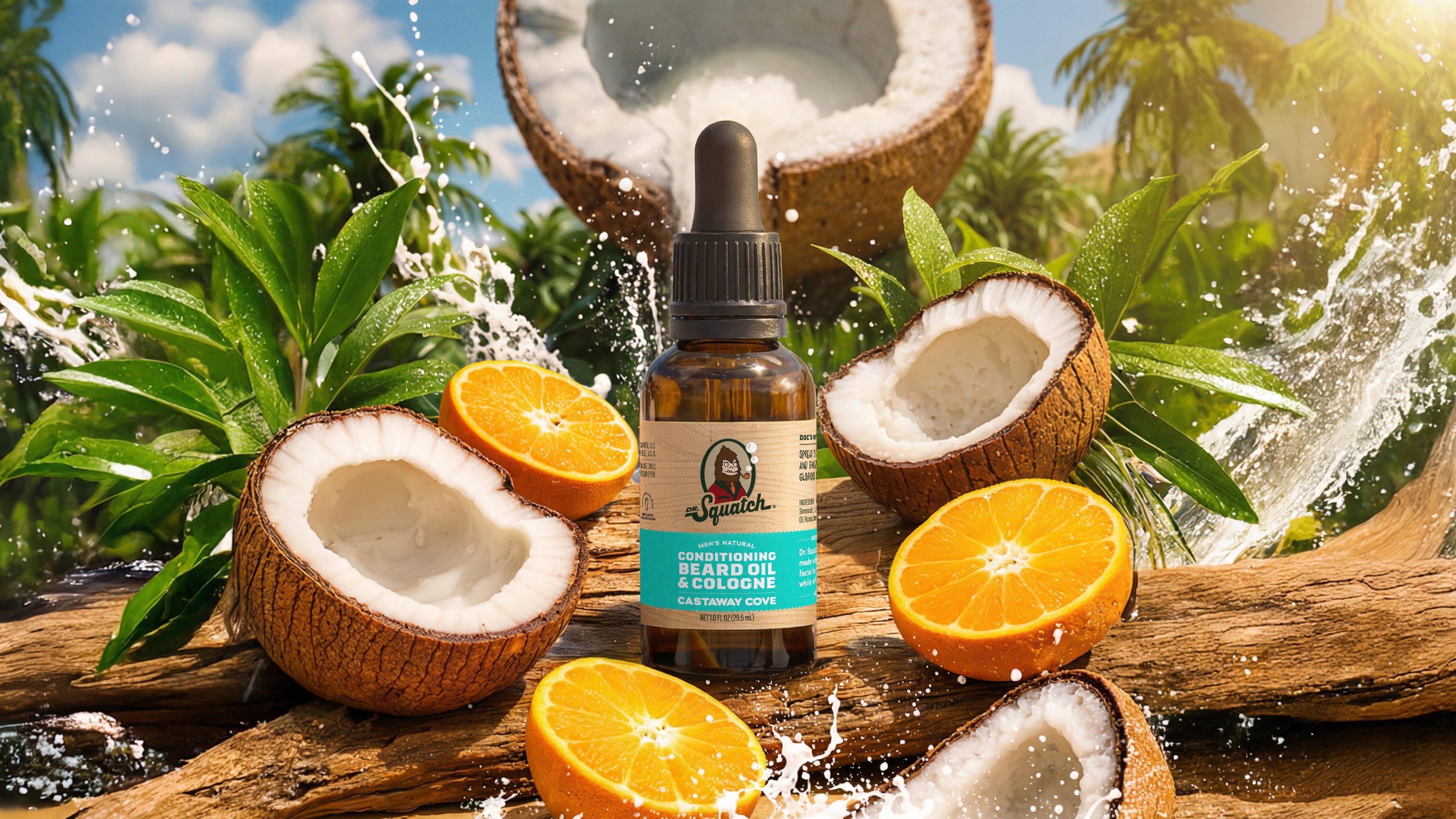 Dr. Squatch Castaway Cove Beard Oil & Cologne — product photo 2 of 7