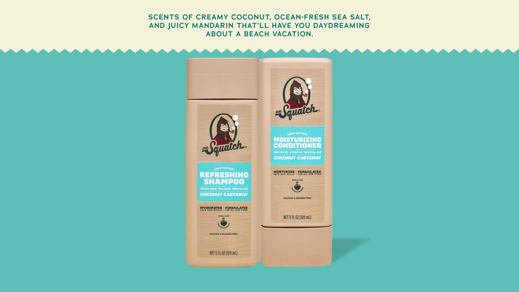 Dr. Squatch brand and ingredient story panel