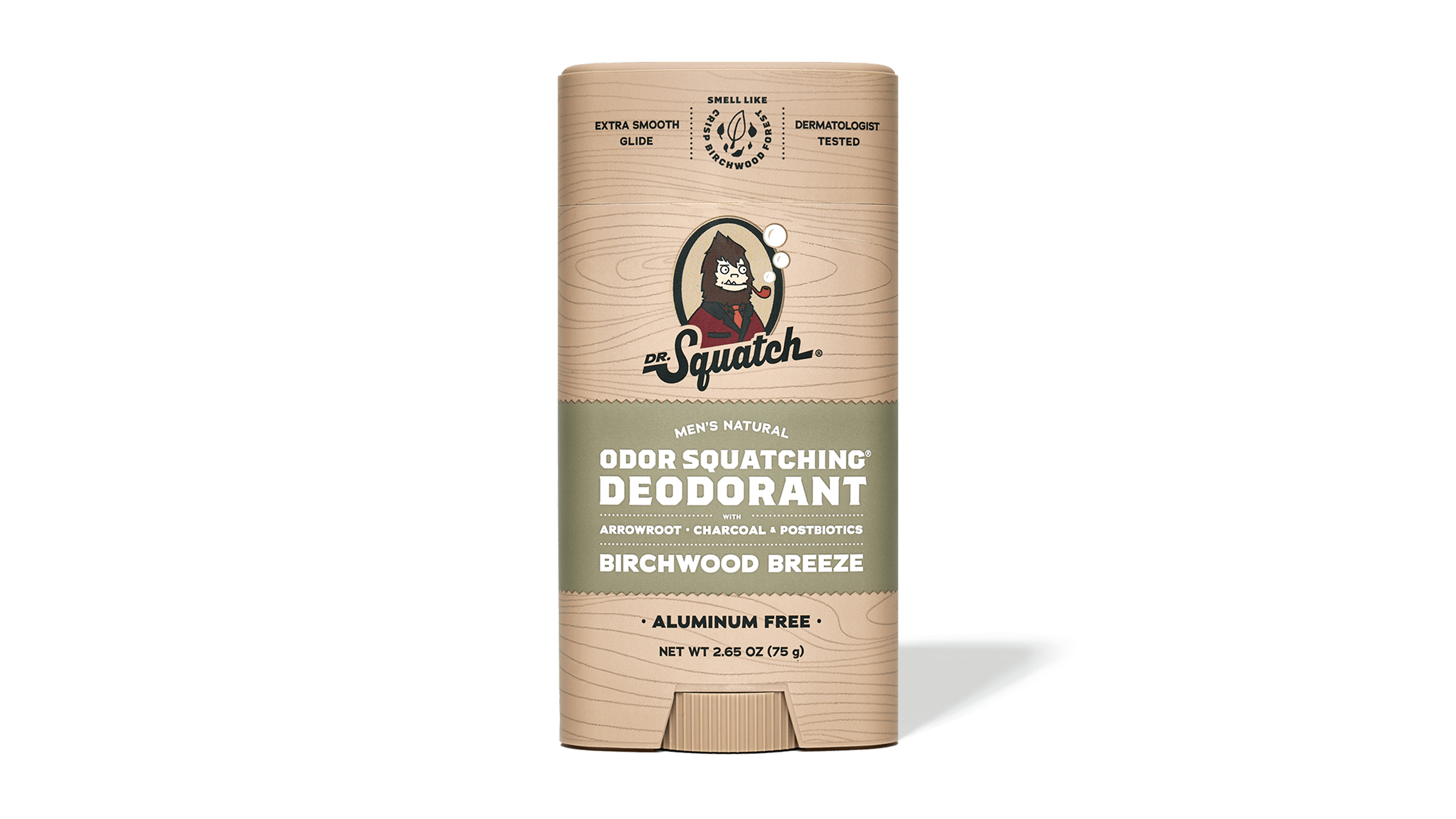 Dr. Squatch Birchwood Breeze Deodorant packaging