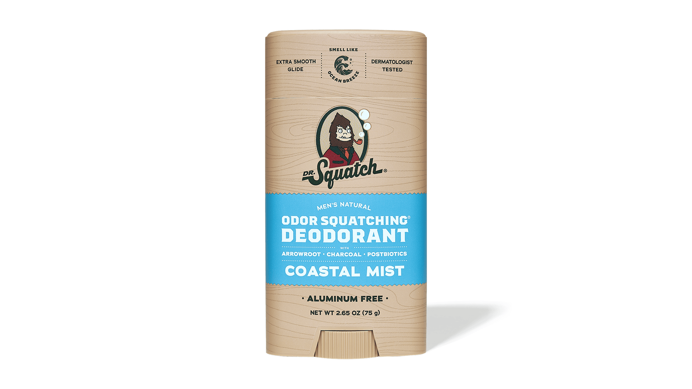 Dr. Squatch Coastal Mist Deodorant packaging