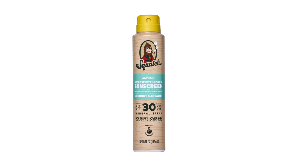 Dr. Squatch Coconut Castaway Spray Sunscreen — product photo 1 of 4