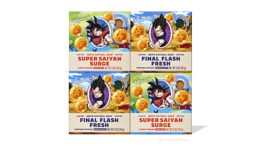 Dr. Squatch Dragon Ball Z 4-Pack gift set — product photo 1 of 5