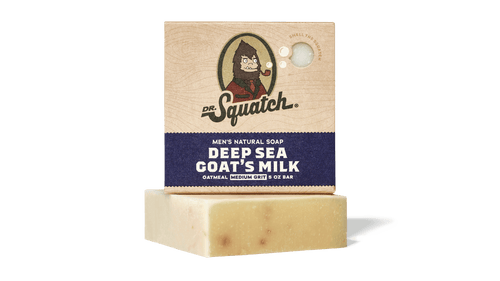 Dr. Squatch Deep Sea Goats Milk bar soap packaging