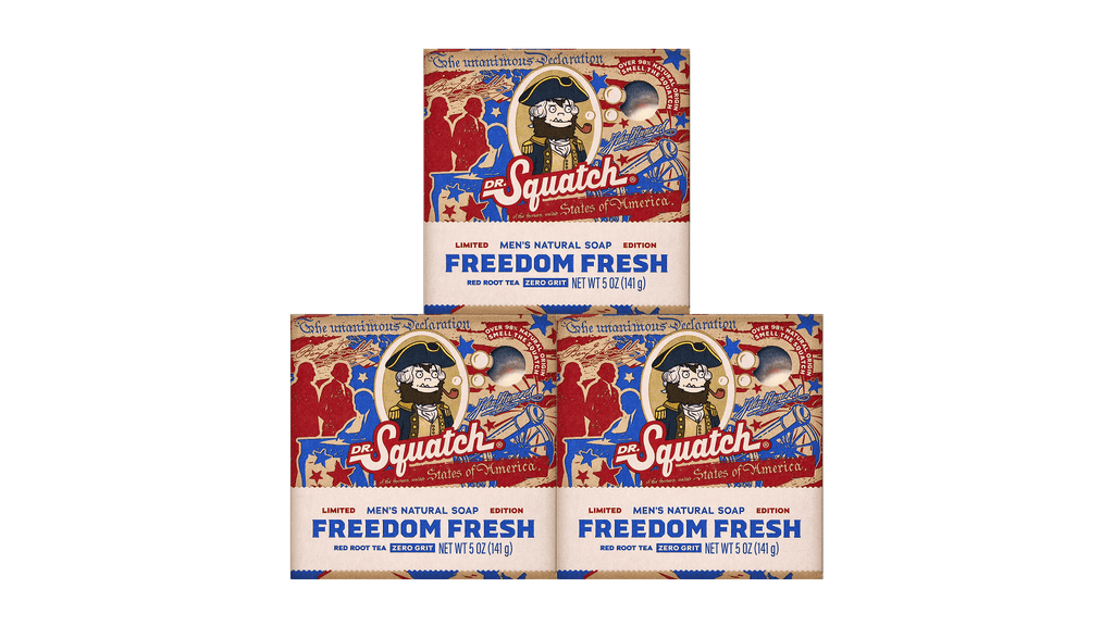 Dr. Squatch Freedom Fresh 3-Pack gift set — product photo 1 of 4