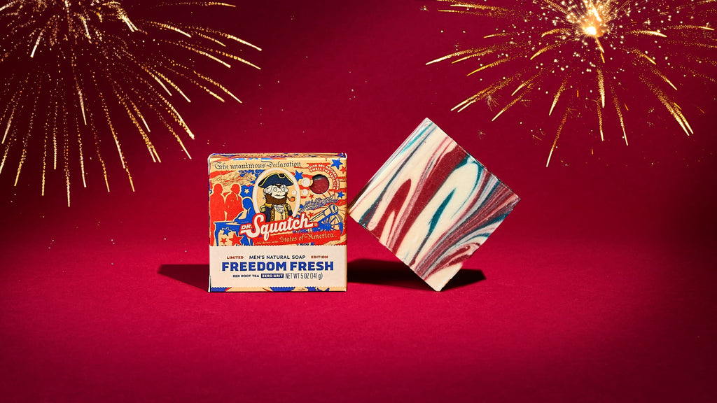 Dr. Squatch Freedom Fresh 250th Anniversary Bar Soap — product photo 3 of 5