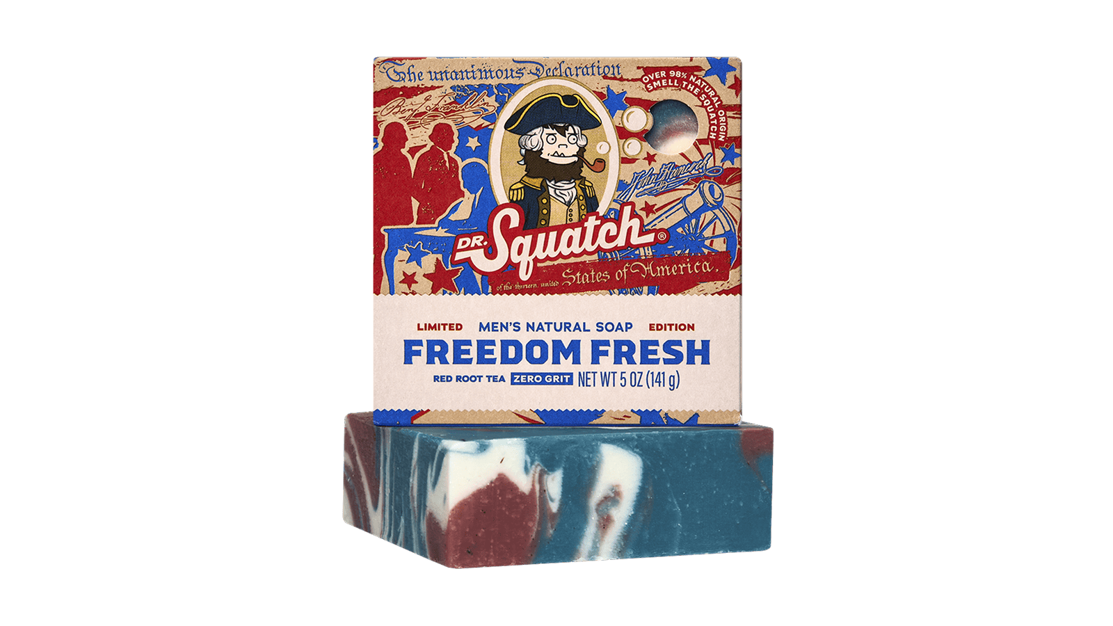 Dr. Squatch Freedom Fresh 250th Anniversary Bar Soap — product photo 1 of 5