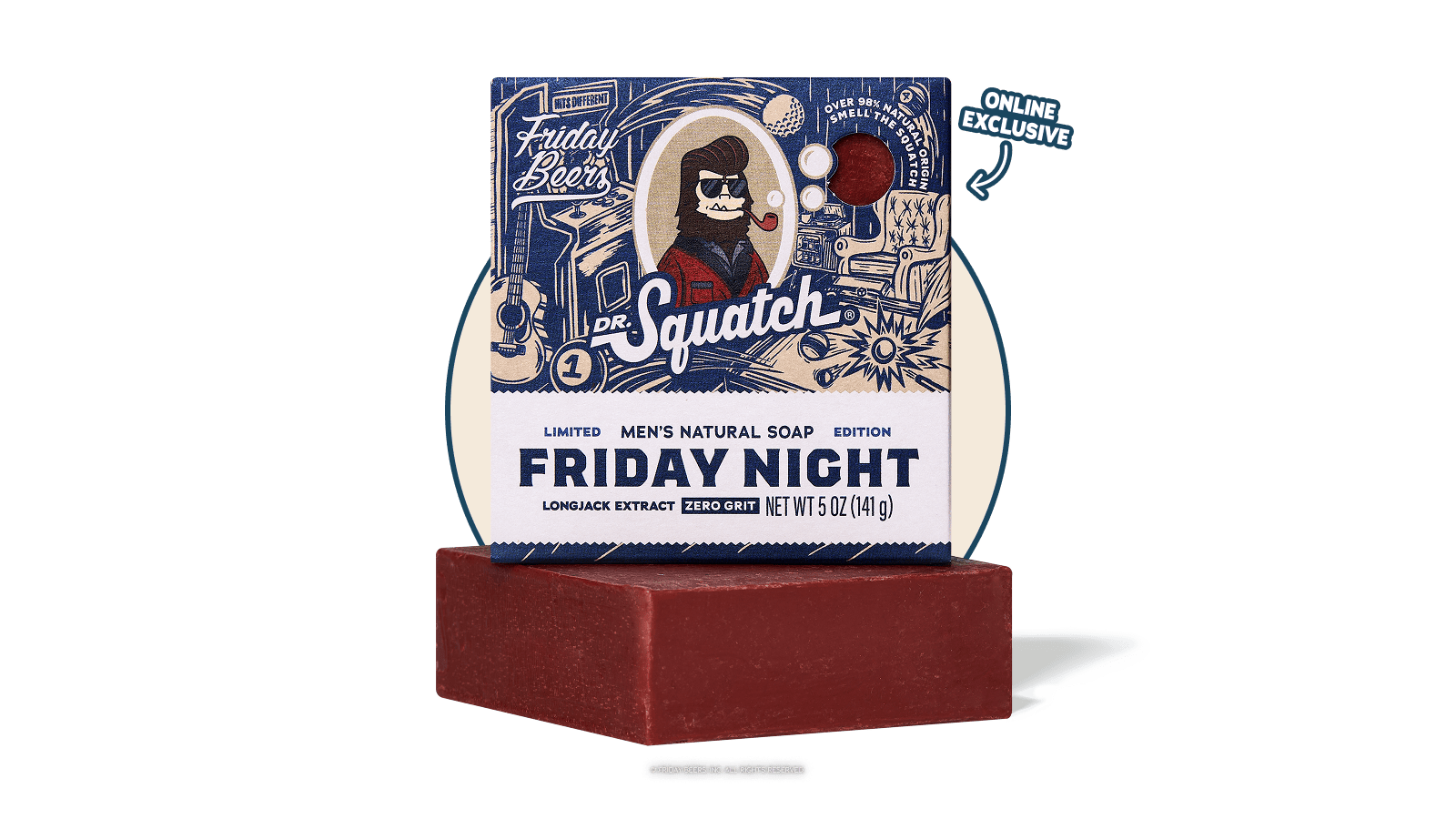 Dr. Squatch Friday Night bar soap — product photo 1 of 4