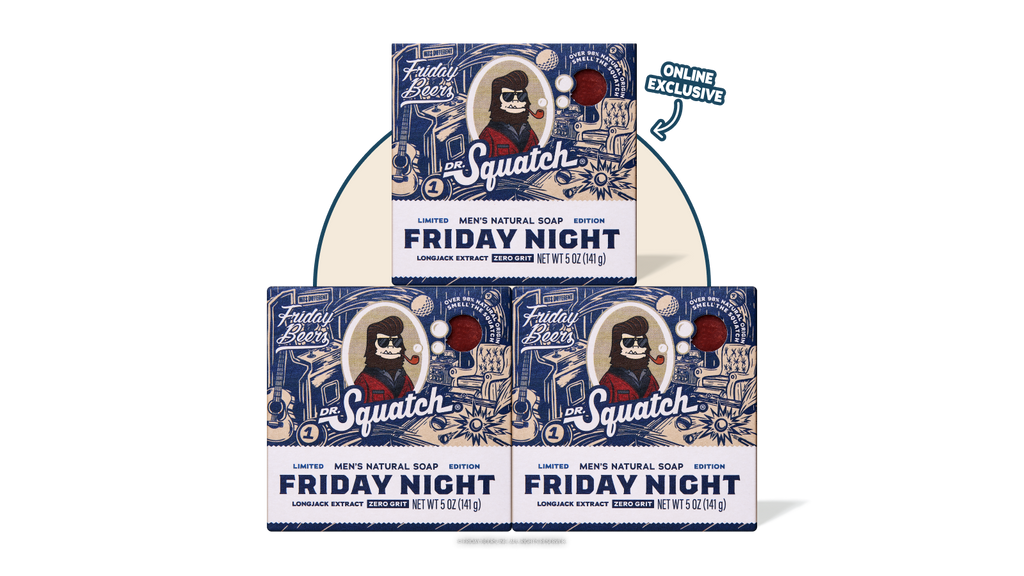 Dr. Squatch Friday Night 3-Pack gift set — product photo 1 of 4