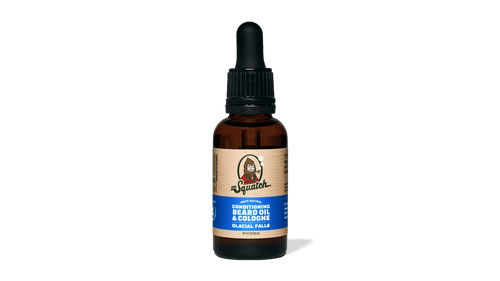 Dr. Squatch Conditioning Beard Oil & Cologne Glacial Falls packaging