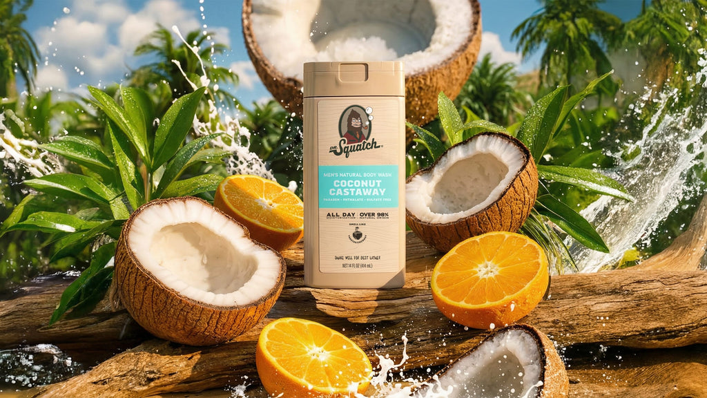 Dr. Squatch 14 oz Coconut Castaway Body Wash