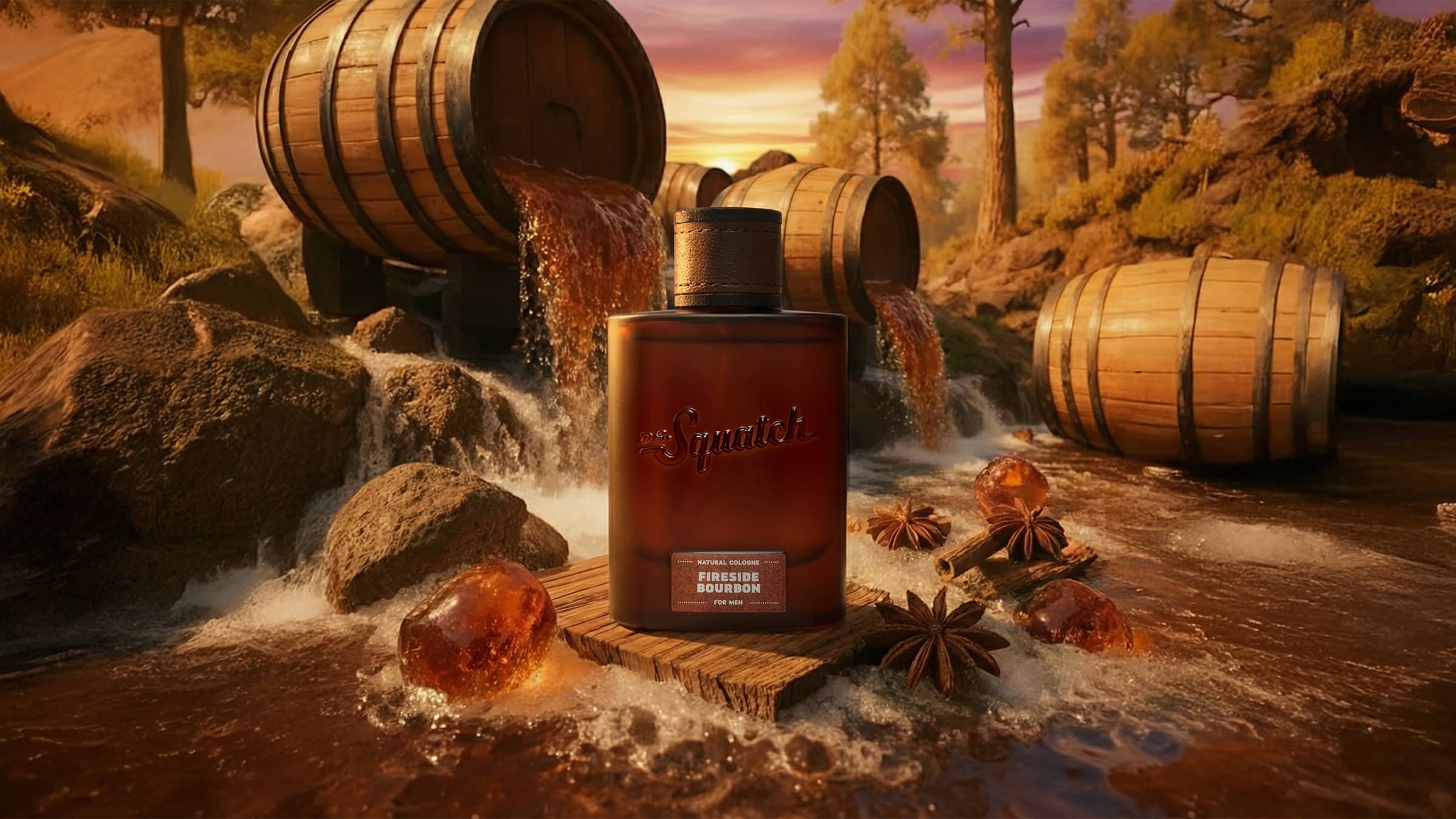 Dr. Squatch Fireside Bourbon Cologne