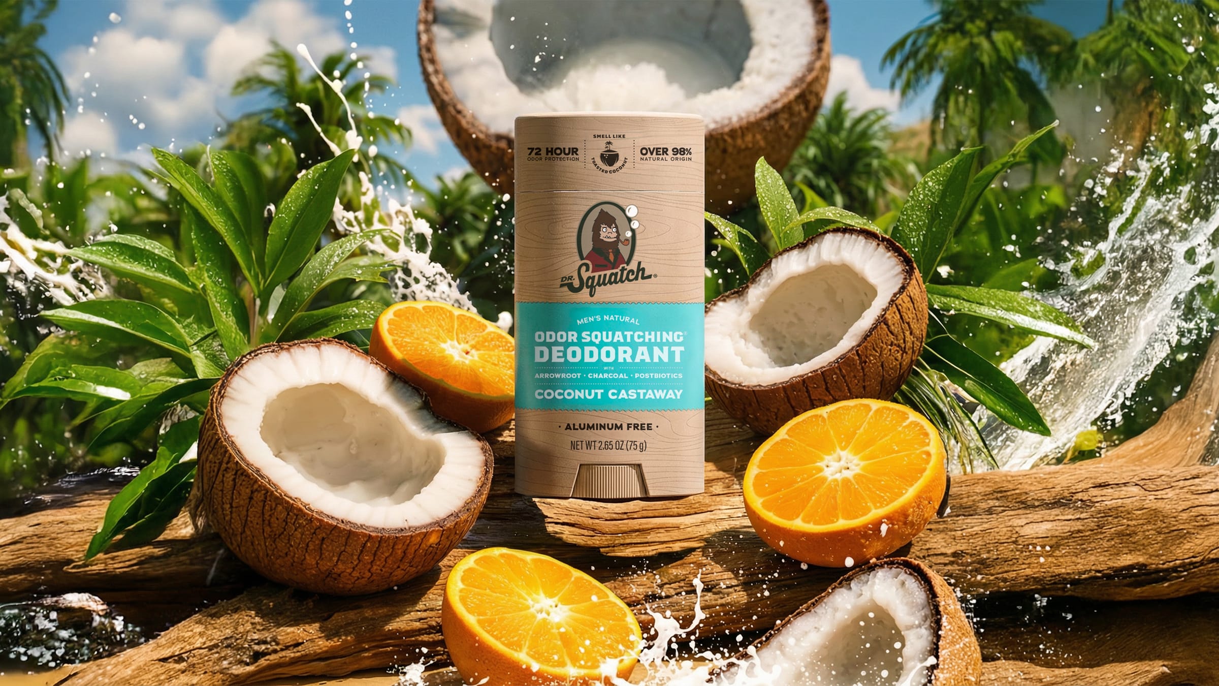 Dr. Squatch Coconut Castaway Deodorant