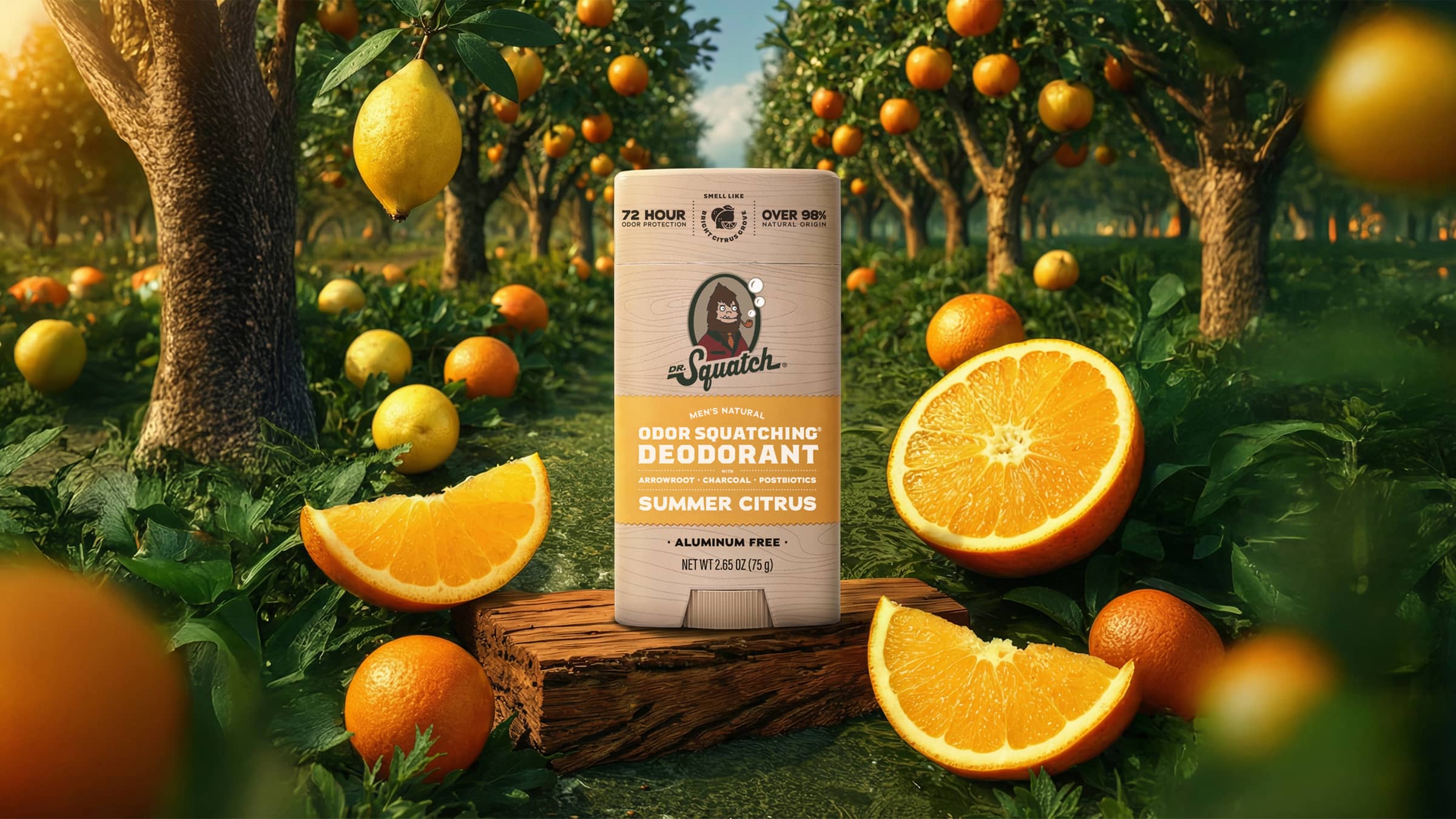 Dr. Squatch Summer Citrus Deodorant