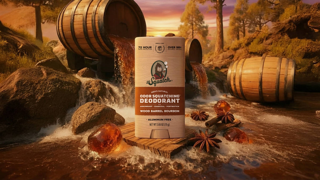 Dr. Squatch Wood Barrel Bourbon Deodorant