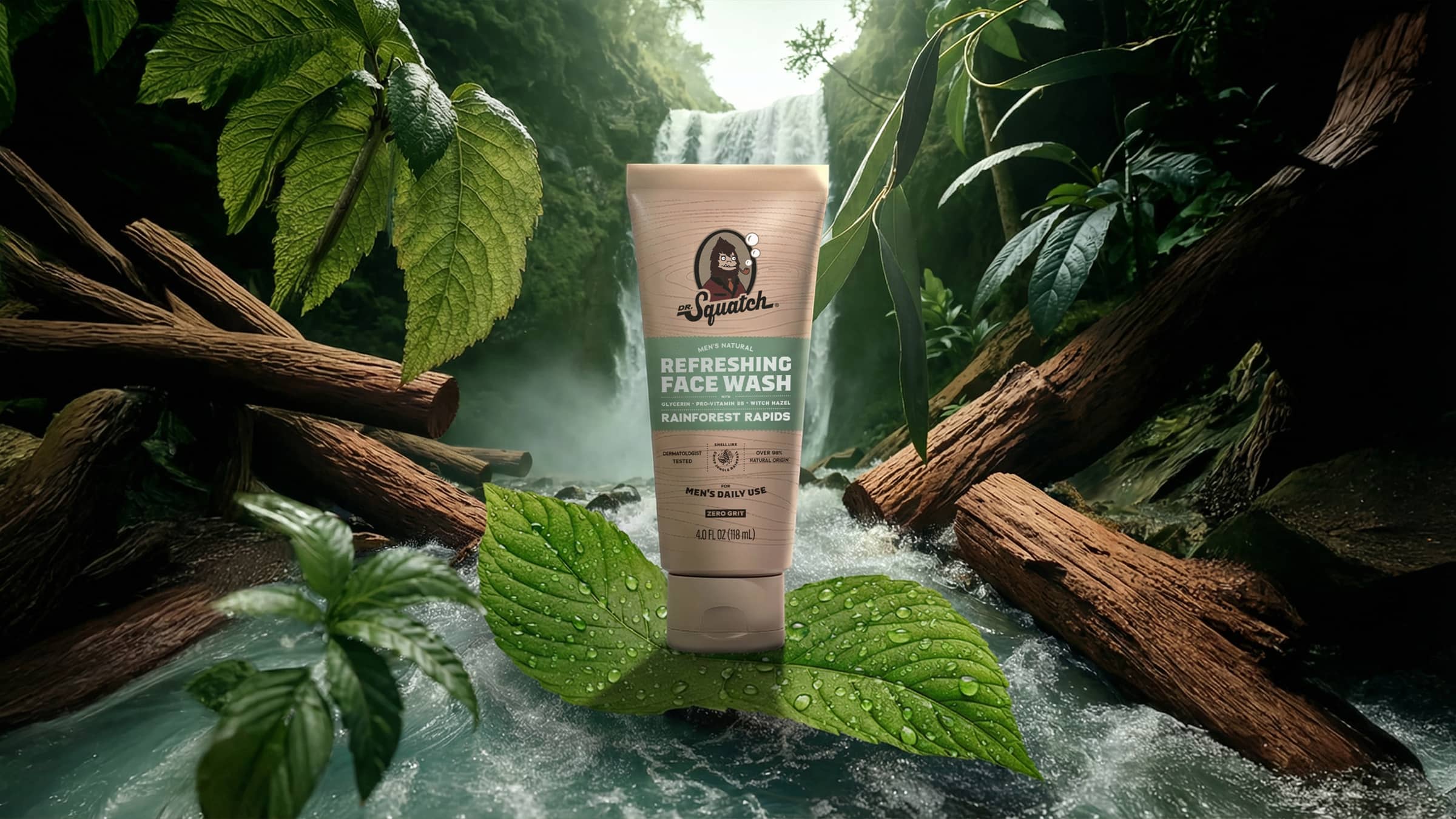 Dr. Squatch Rainforest Rapids Refreshing Face Wash