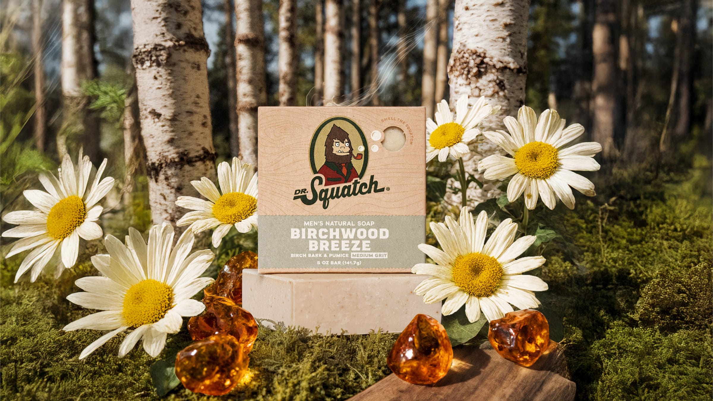 Dr. Squatch Birchwood Breeze bar soap