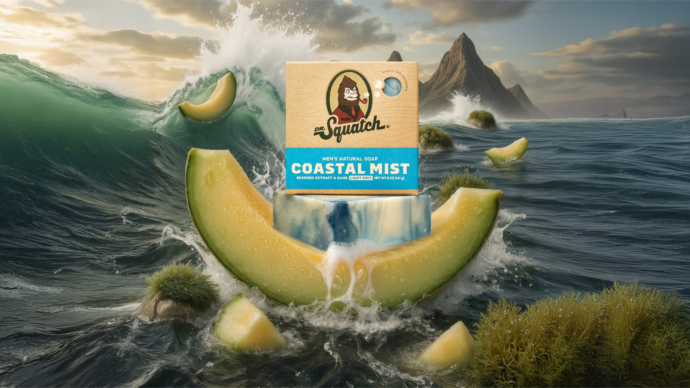 Dr. Squatch Coastal Mist bar soap