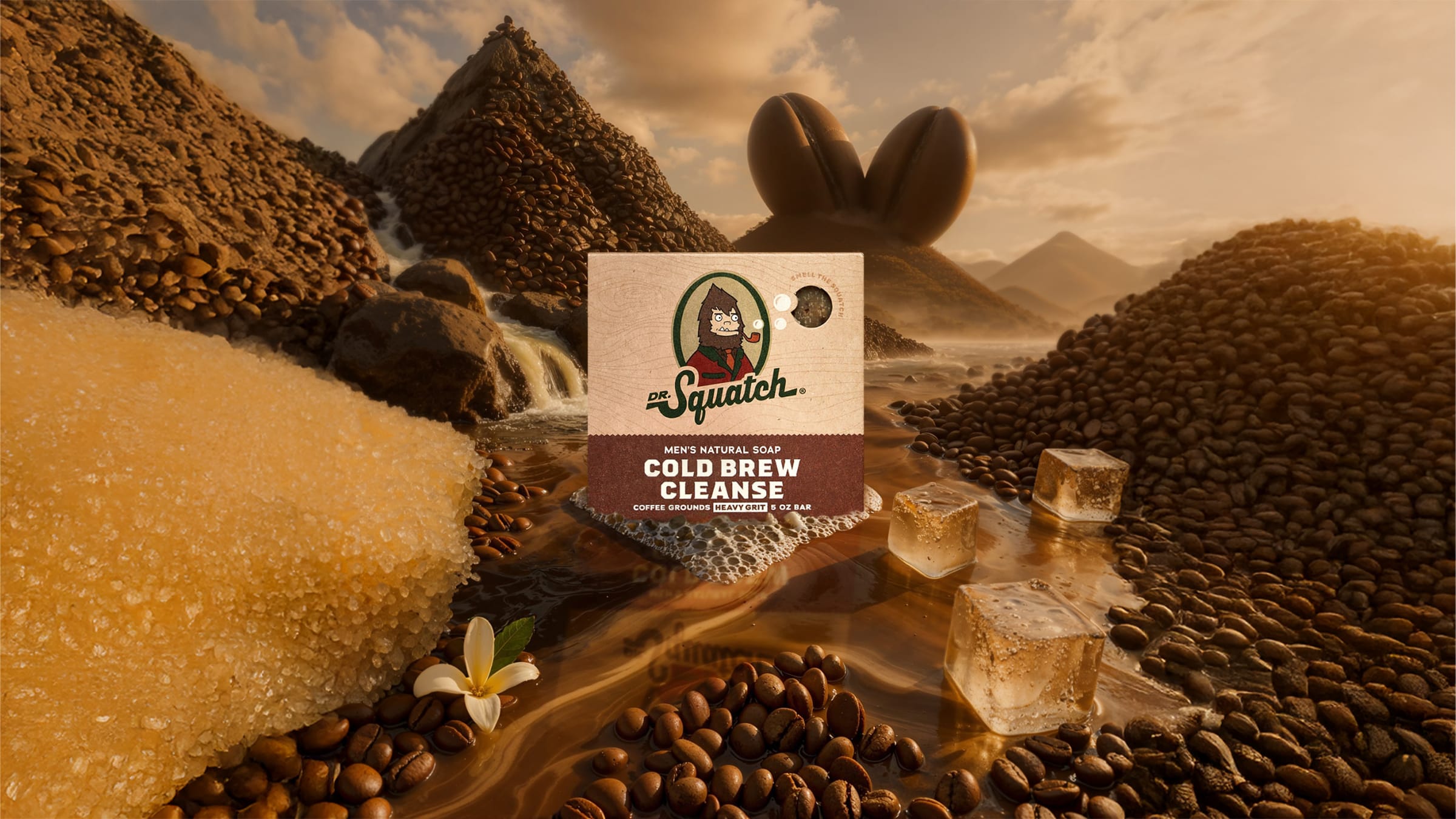 Dr. Squatch Cold Brew Cleanse bar soap