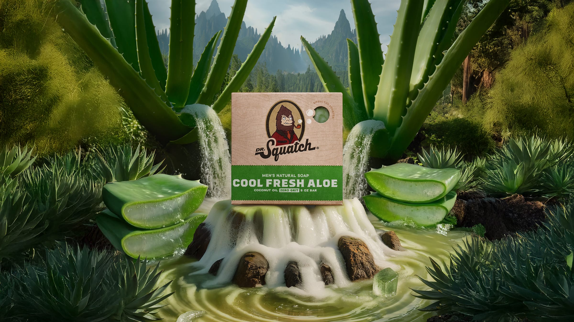 Dr. Squatch Cool Fresh Aloe bar soap