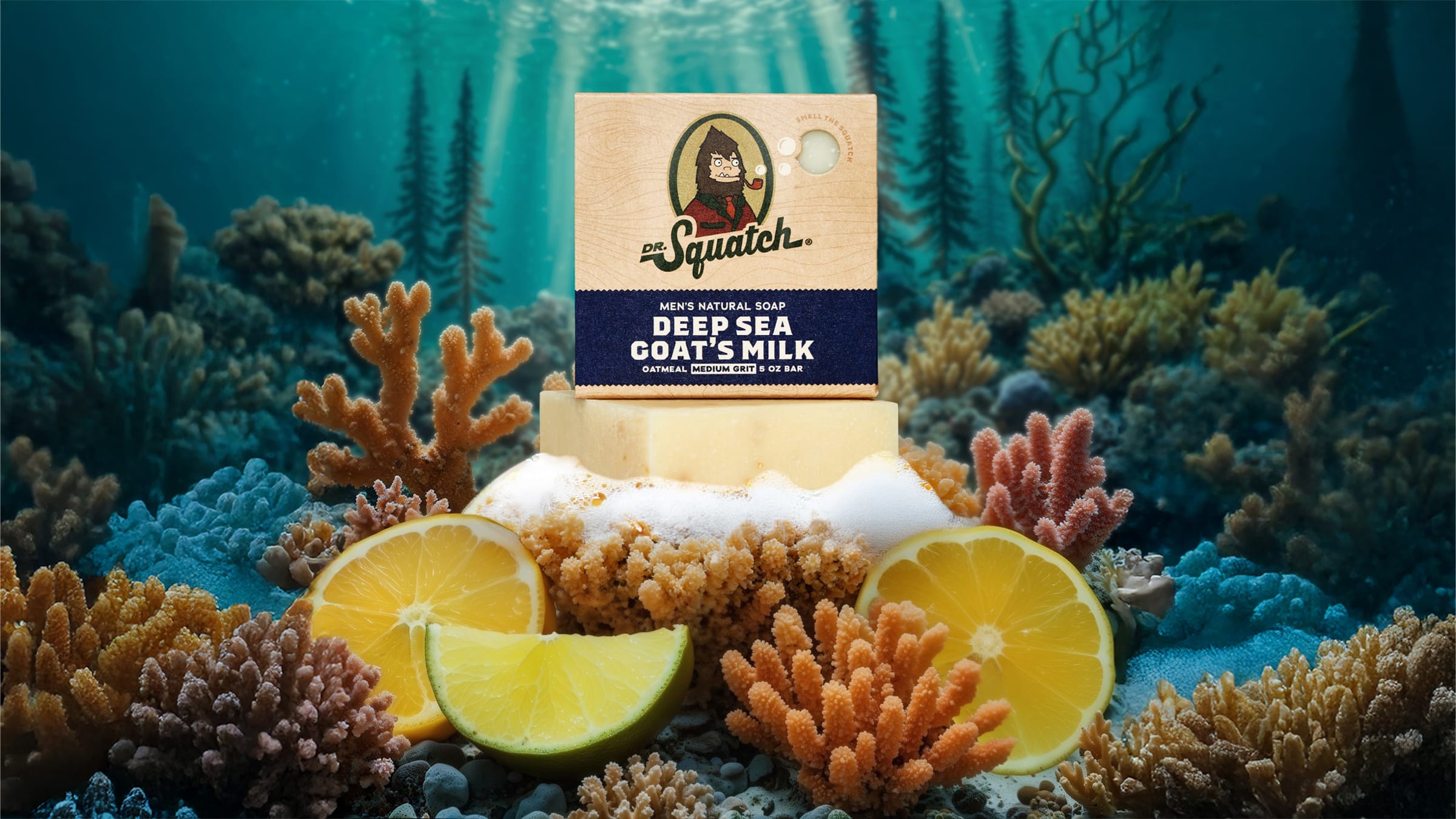 Dr. Squatch Deep Sea Goats Milk bar soap