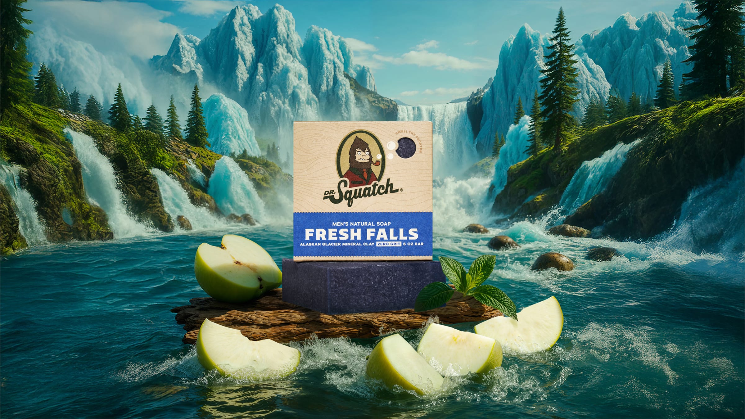 Dr. Squatch Fresh Falls bar soap