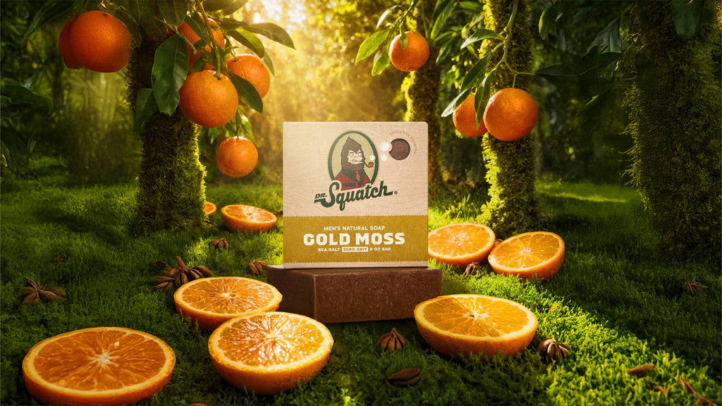Dr. Squatch Gold Moss bar soap