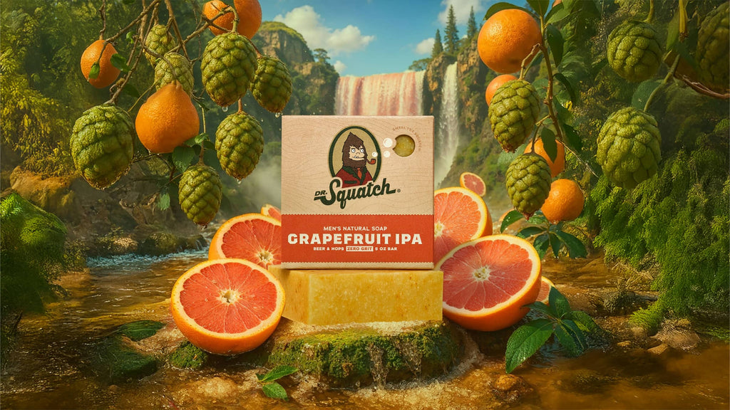 Dr. Squatch Grapefruit IPA bar soap