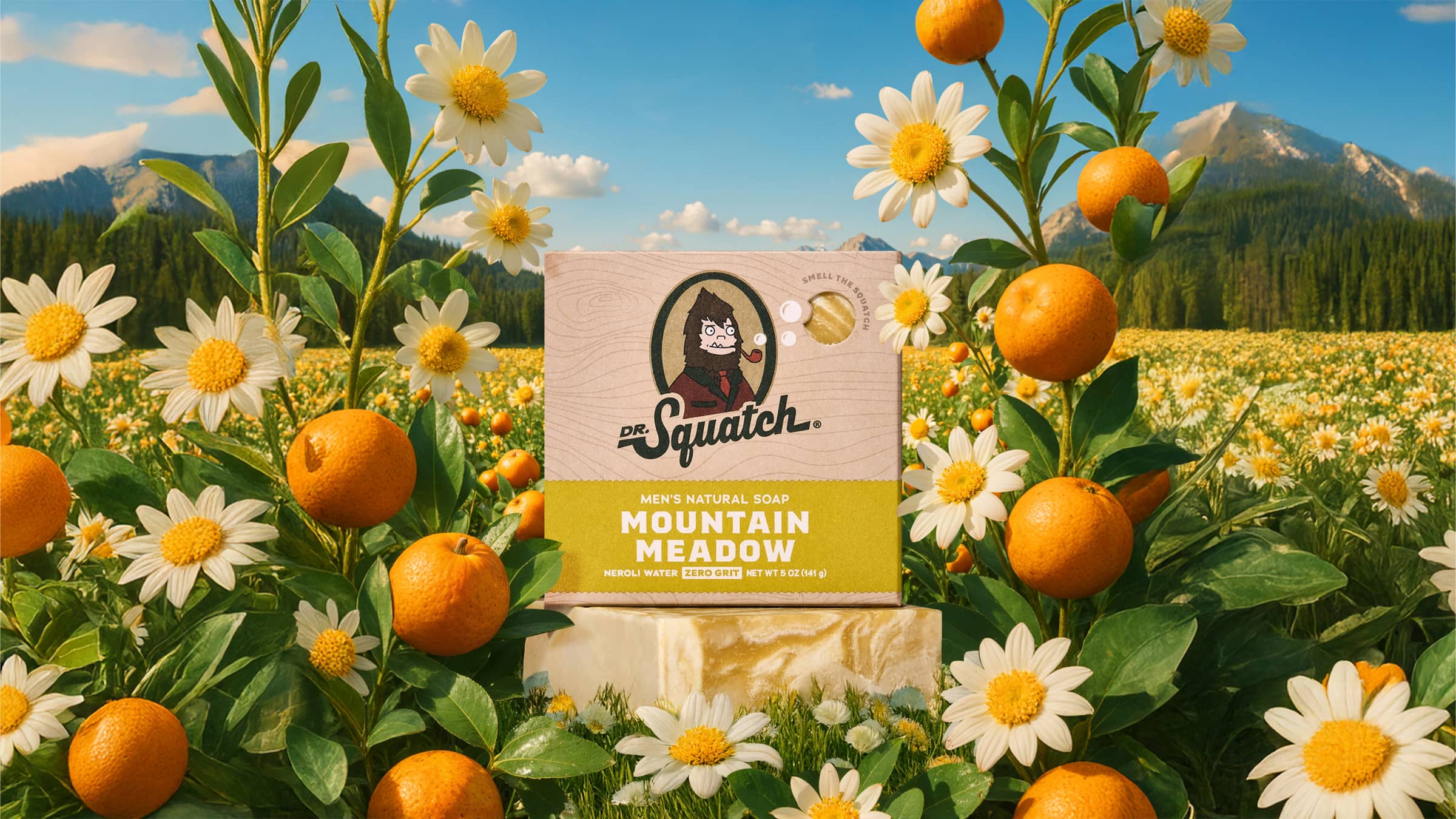 Dr. Squatch Mountain Meadow bar soap
