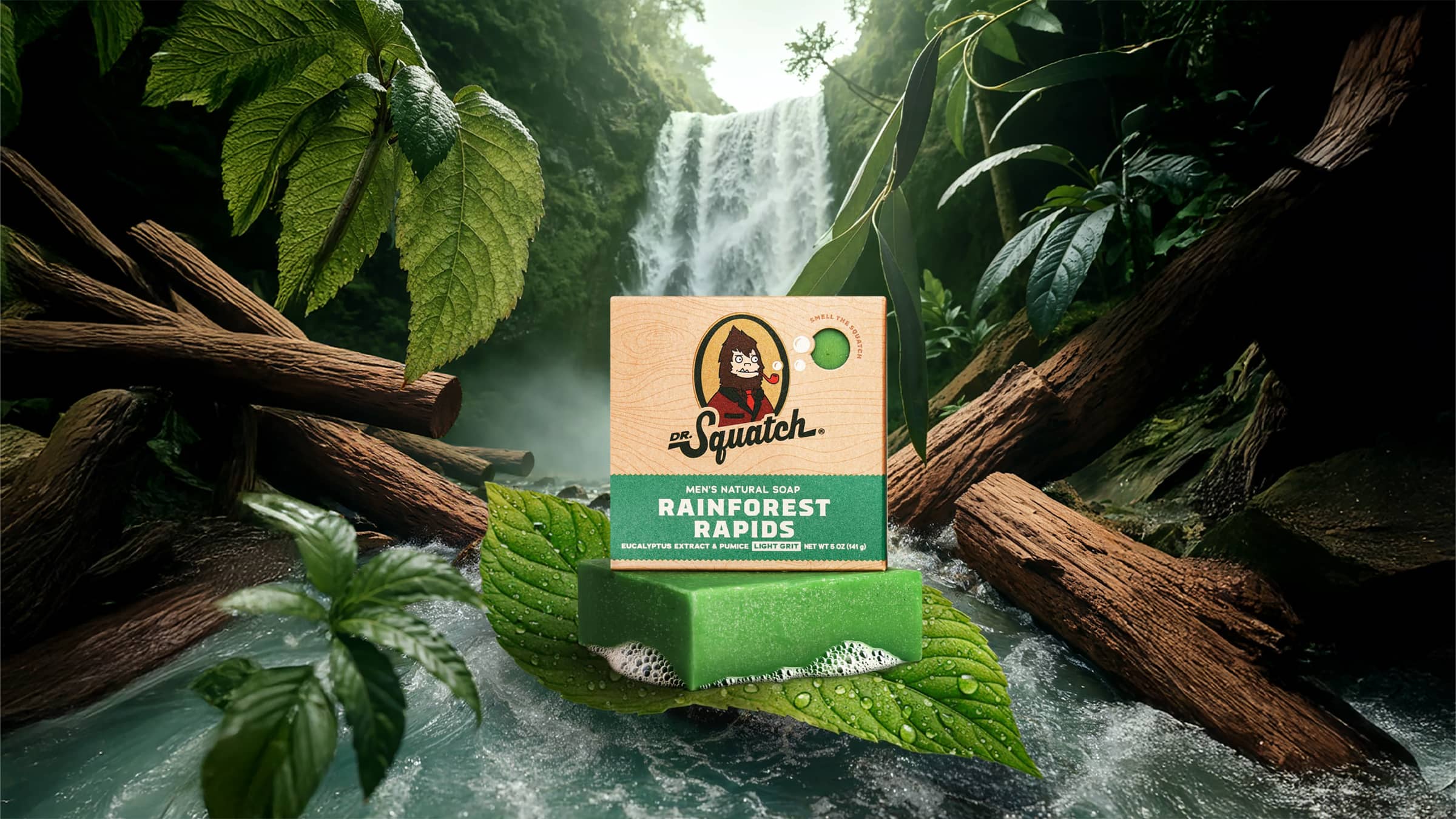 Dr. Squatch Rainforest Rapids bar soap