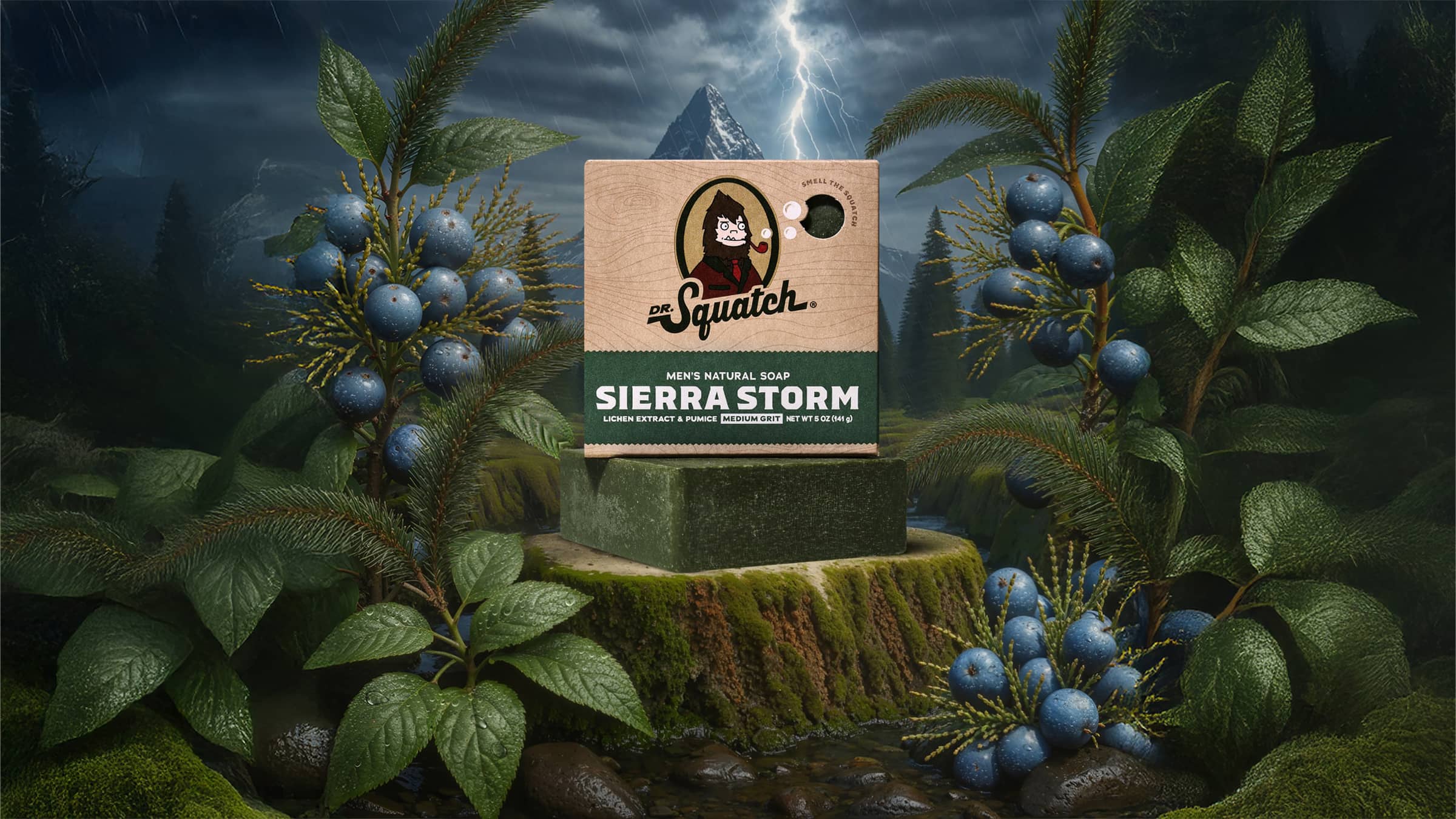 Dr. Squatch Sierra Storm bar soap