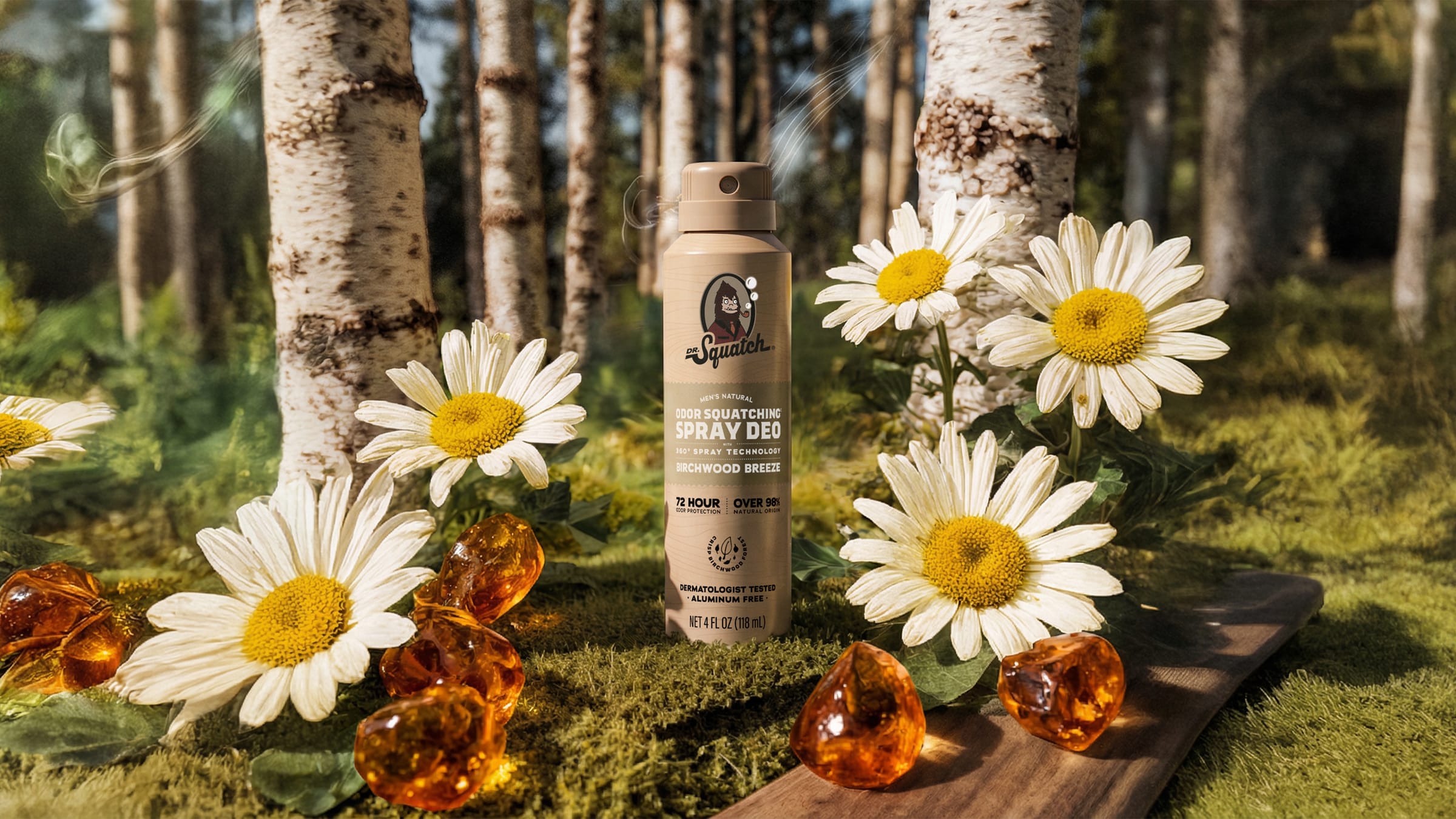 Dr. Squatch Birchwood Breeze Spray Deodorant