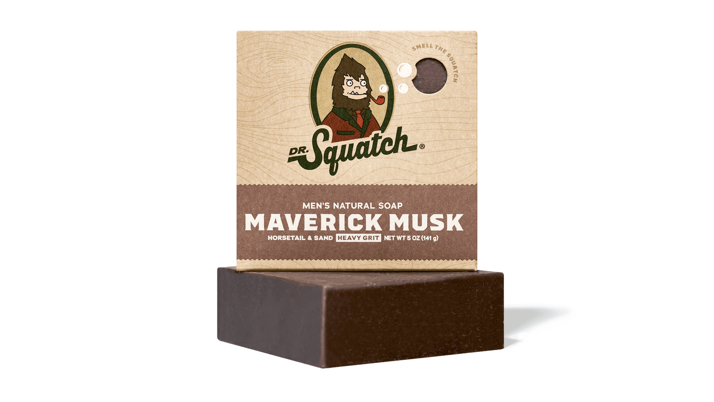 Dr. Squatch Maverick Musk bar soap packaging