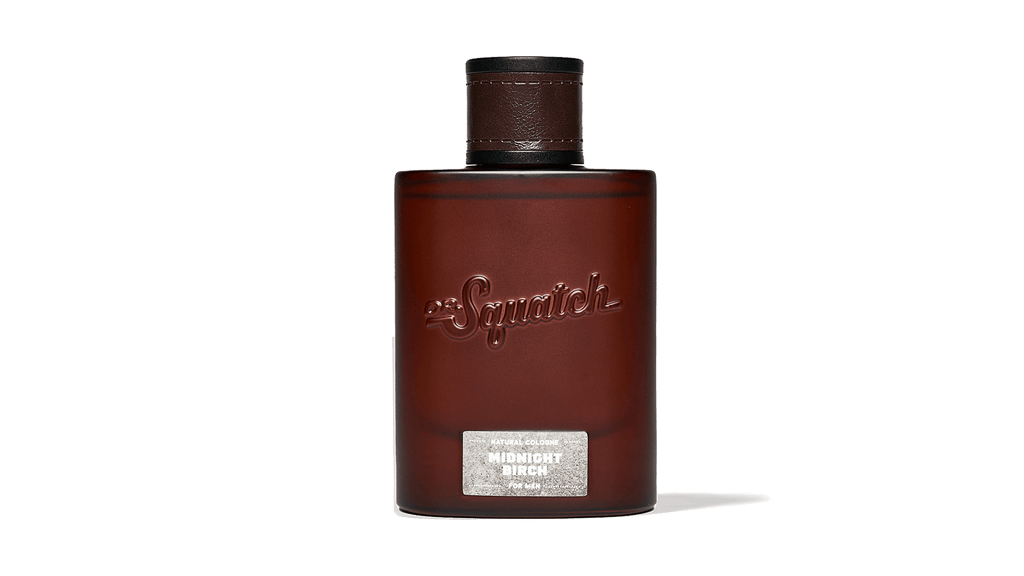 Dr. Squatch Midnight Birch Cologne packaging