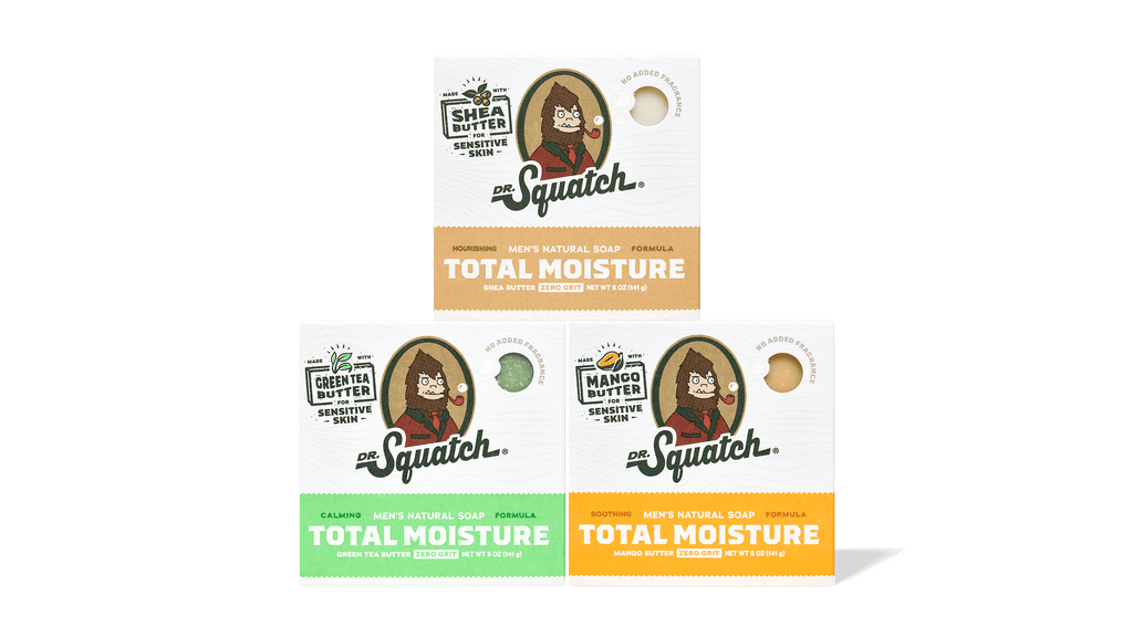 Dr. Squatch Total Moisture 3-Pack gift set — product photo 1 of 5