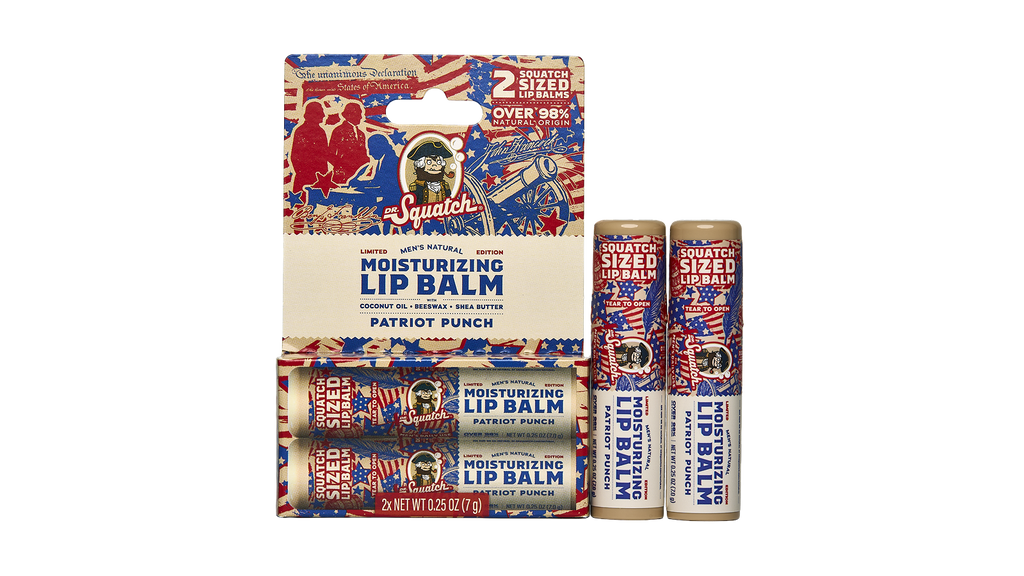 Dr. Squatch Patriot Punch Lip Balm 2-Pack — product photo 1 of 4