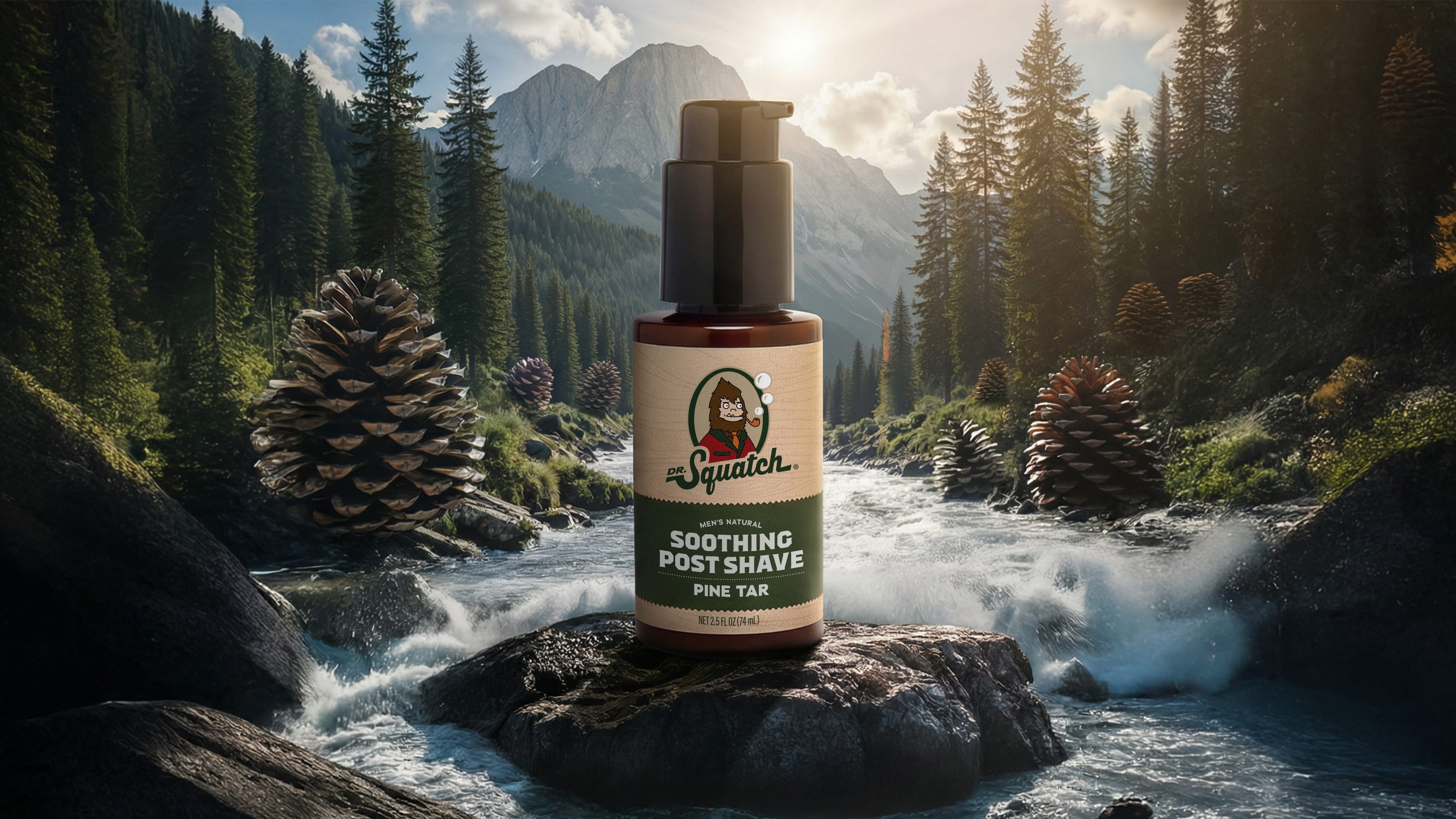 Dr. Squatch Soothing Post Shave Pine Tar post-shave product — product photo 2 of 7