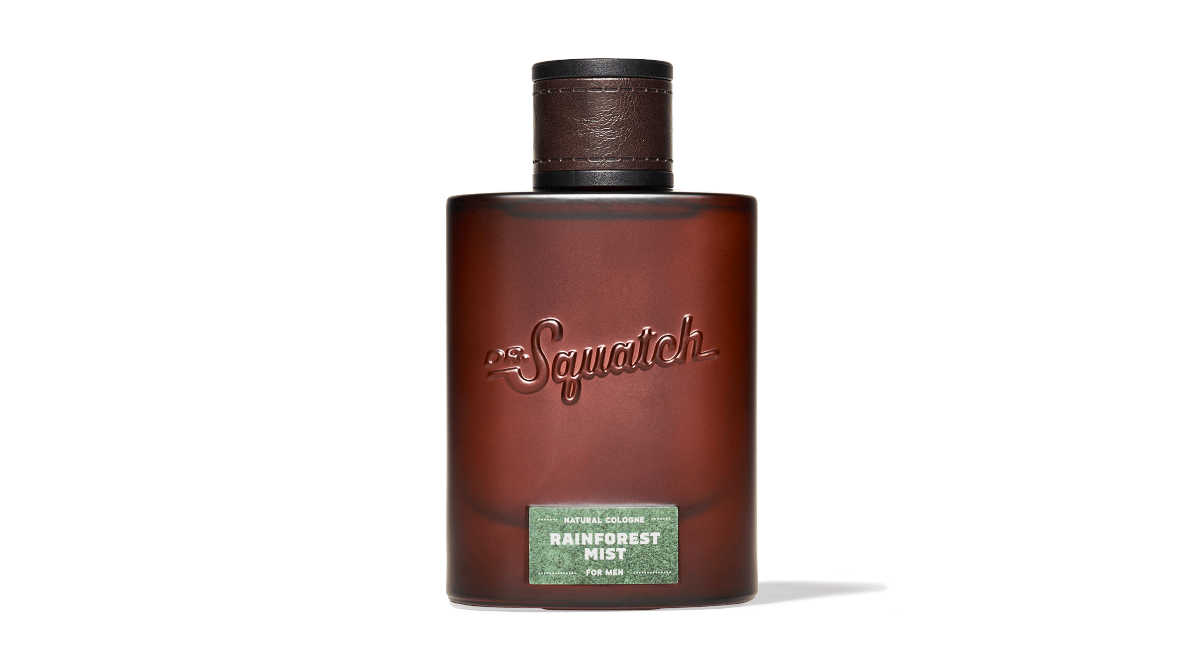 Dr. Squatch Rainforest Mist Cologne packaging