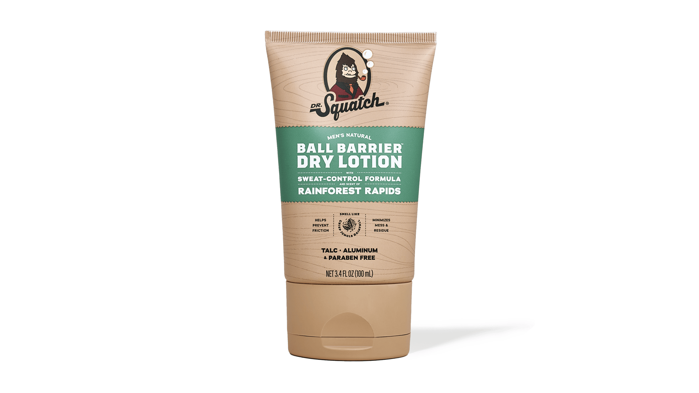 Dr. Squatch Rainforest Rapids Dry Lotion packaging
