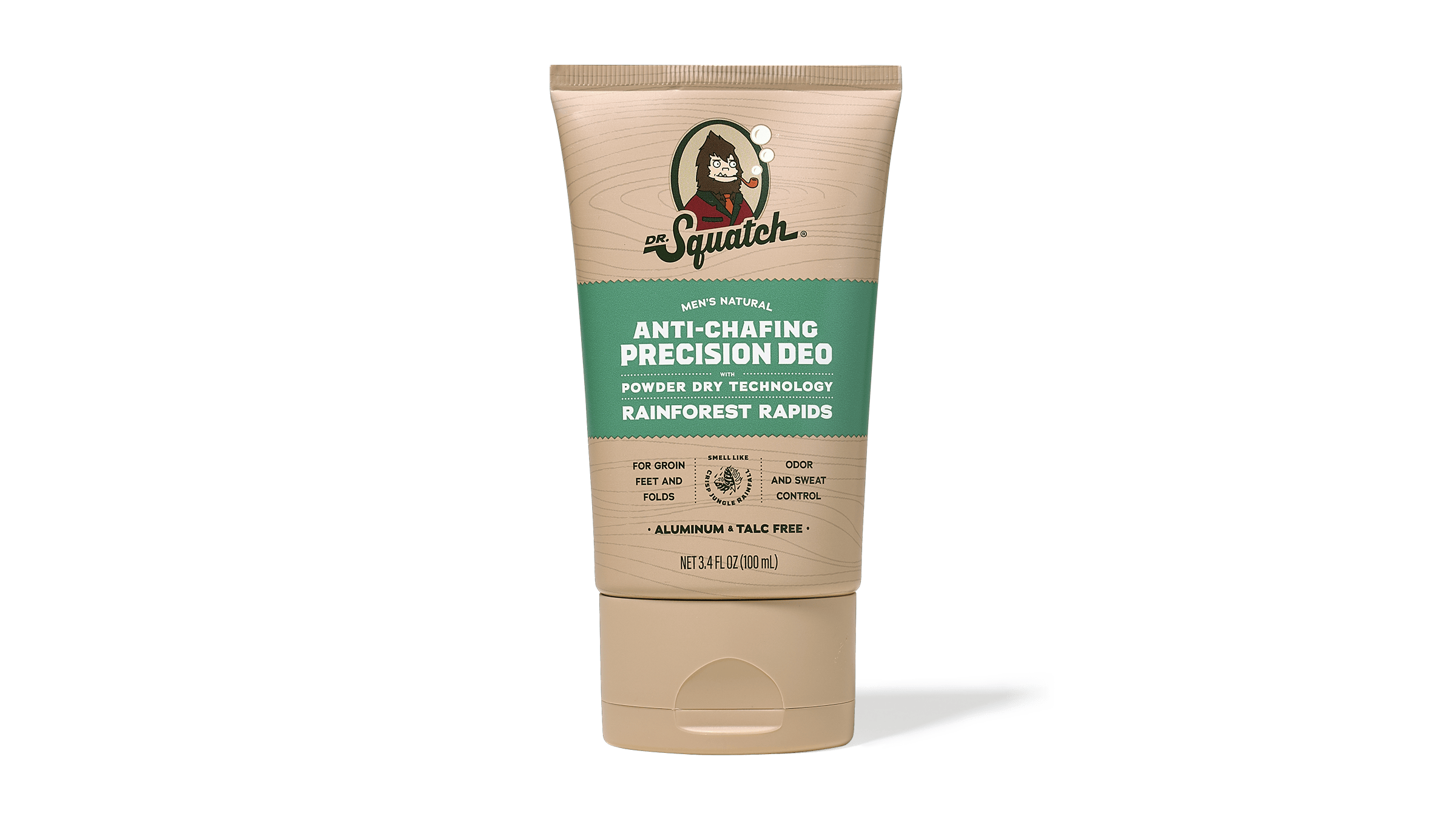 Dr. Squatch Rainforest Rapids Precision Deo deodorant packaging