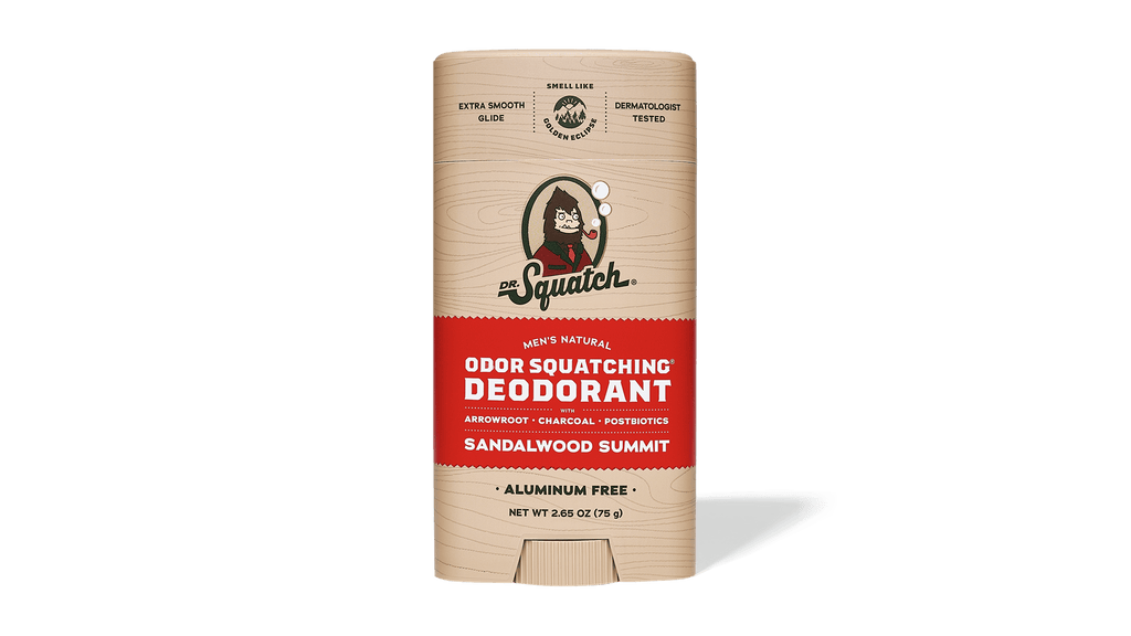 Dr. Squatch Sandalwood Summit Deodorant packaging