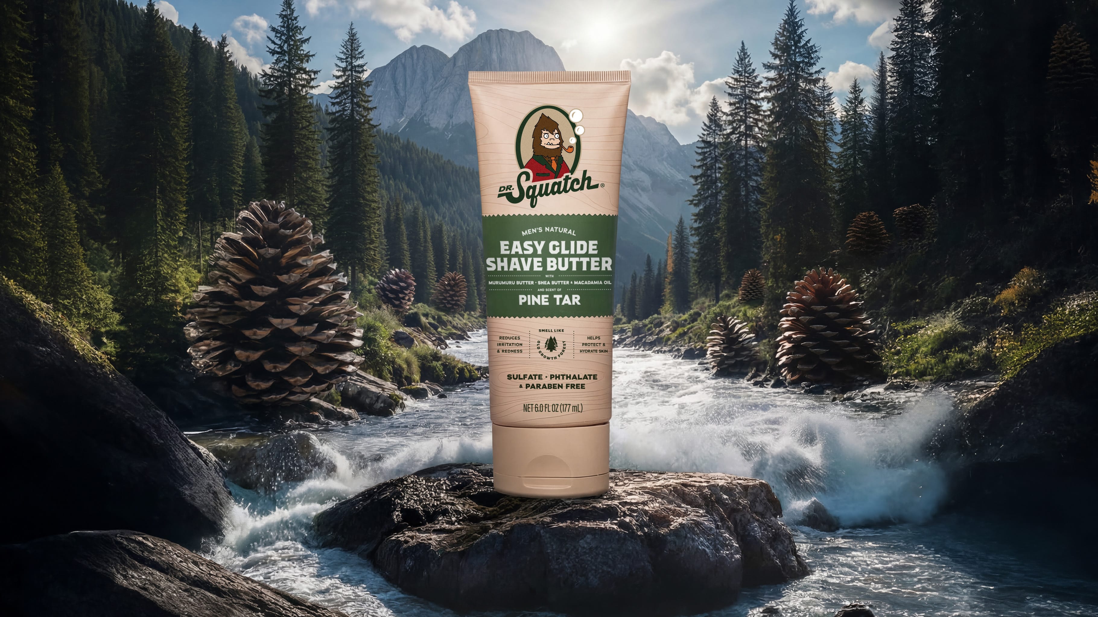 Dr. Squatch Easy Glide Shave Butter Pine Tar — product photo 2 of 7