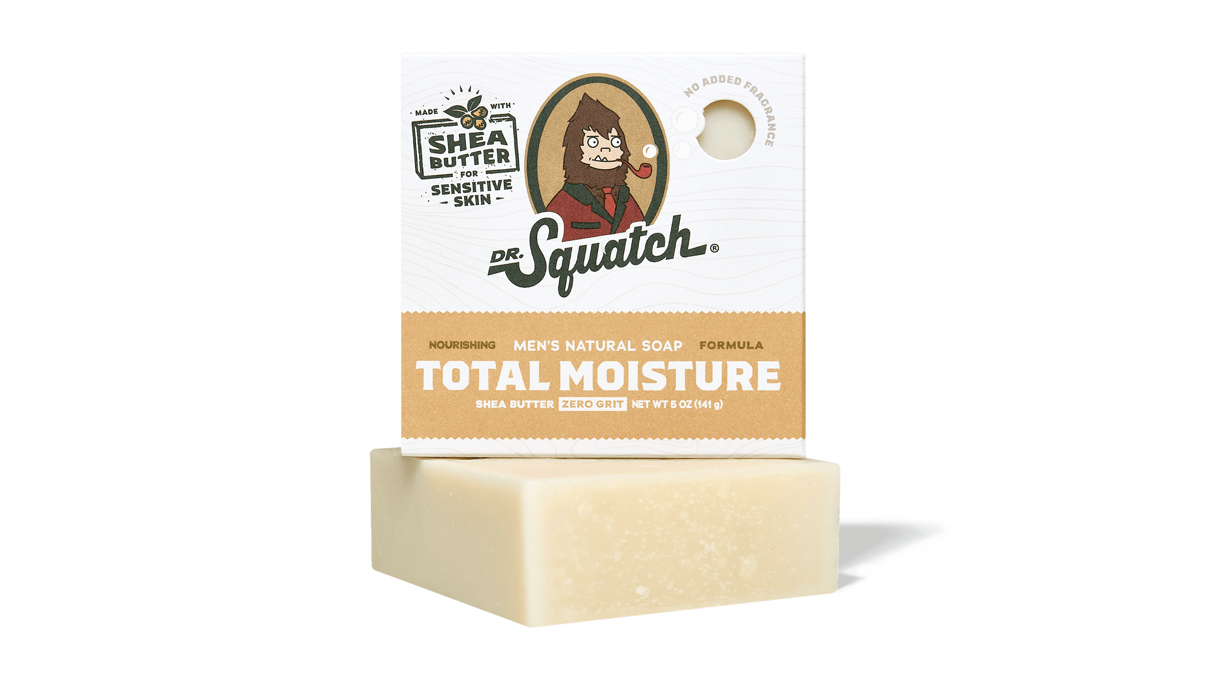 Dr. Squatch Shea Butter bar soap packaging