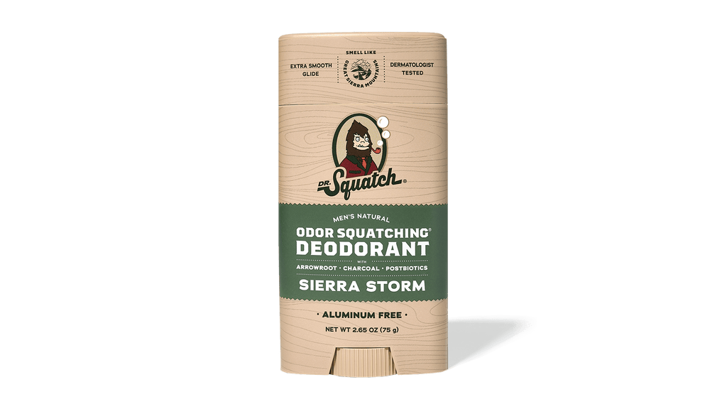 Dr. Squatch Sierra Storm Deodorant packaging