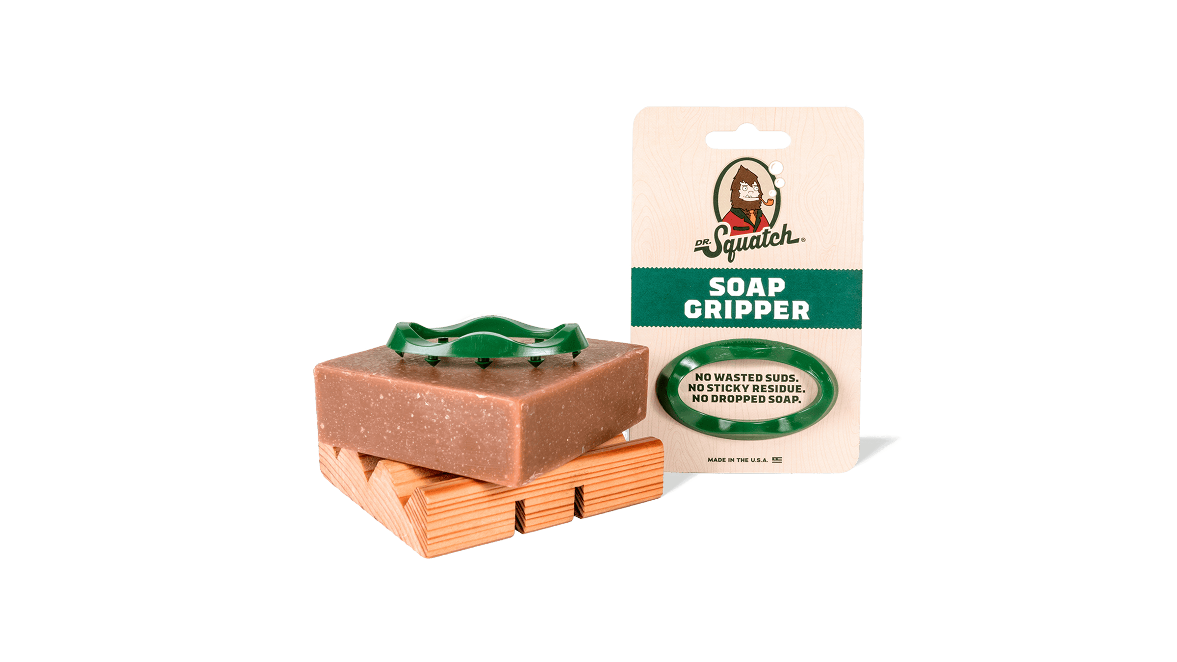 Dr. Squatch Soap Gripper packaging