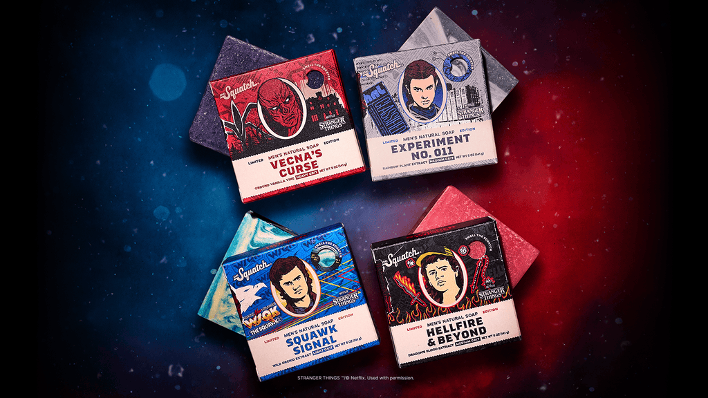 Dr. Squatch Stranger Things 4-Pack gift set — product photo 7 of 7