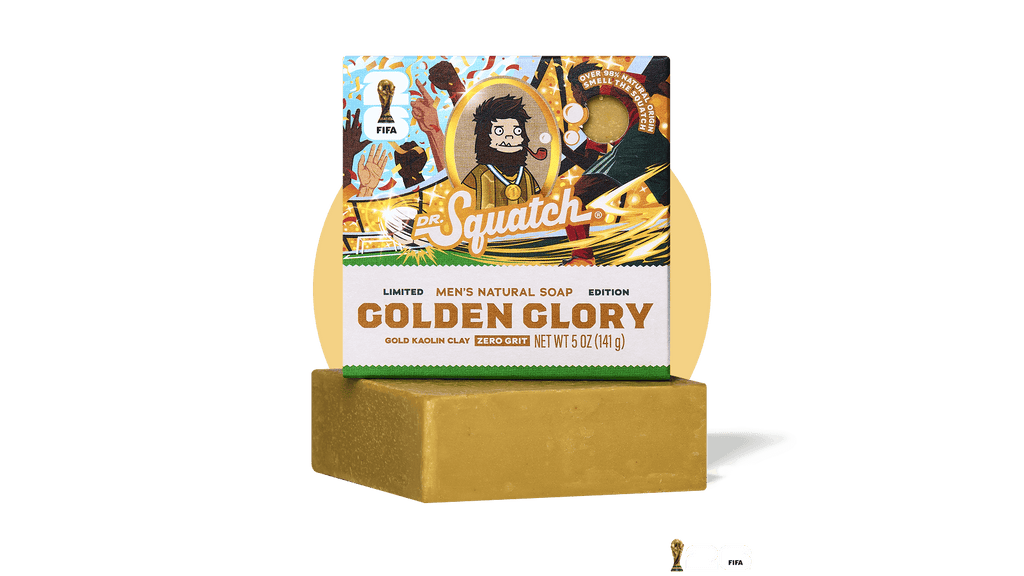 Dr. Squatch Golden Glory bar soap — product photo 1 of 4