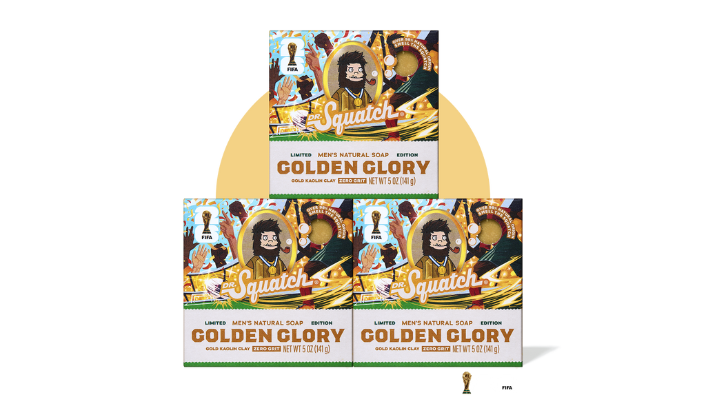 Dr. Squatch Golden Glory Hat-Trick Pack gift set — product photo 1 of 4